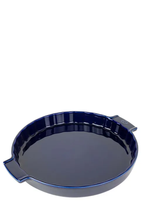Peugeot Saveurs Appolia moule à tarte céramique bleu profond diamètre 30 cm - 12" -> Plats À Tarte / Tourtieres