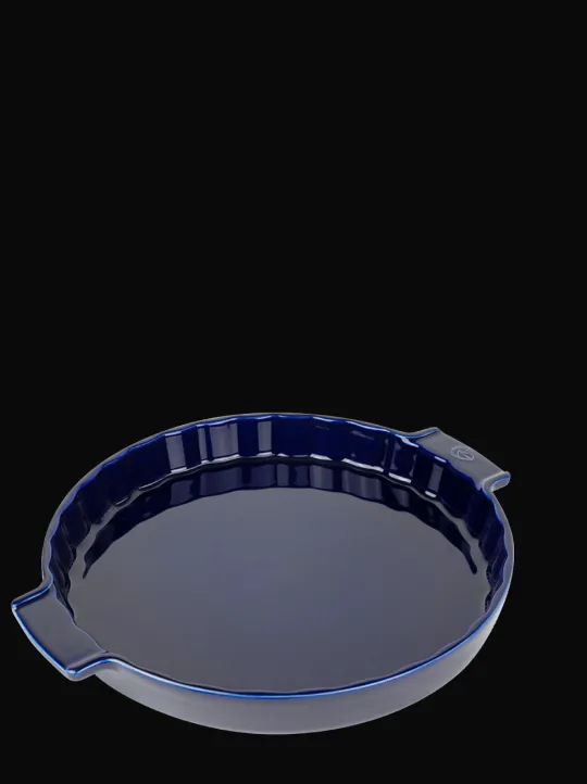 Peugeot Saveurs Appolia moule à tarte céramique bleu profond diamètre 30 cm - 12" -> Plats À Tarte / Tourtieres