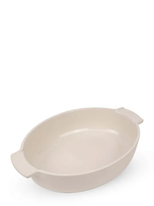 Peugeot Saveurs Appolia Plat four céramique ovale écru 31 cm - 10 1/2“ -> Envie De Saveurs