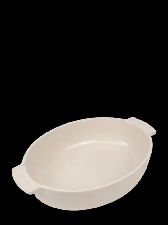 Peugeot Saveurs Appolia Plat four céramique ovale écru 31 cm - 10 1/2“ -> Envie De Saveurs