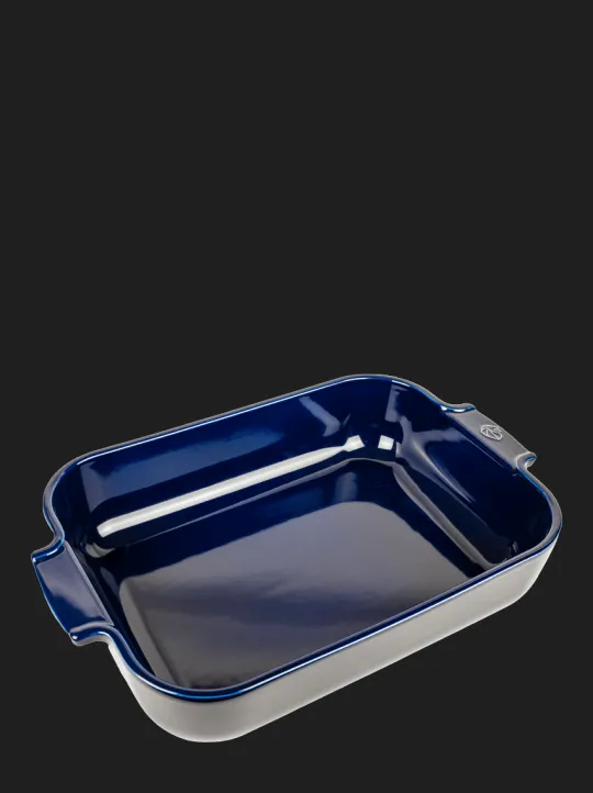 Peugeot Saveurs Appolia Plat four céramique rectangle bleu 36 cm - 14.25in -> Envie De Saveurs