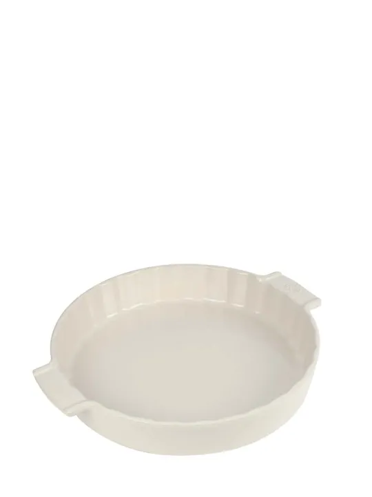 Peugeot Saveurs Appolia Tourtière céramique écru diamètre 28 cm - 11" -> Plats À Tarte / Tourtieres