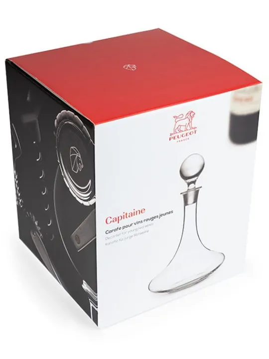 Peugeot Saveurs Capitaine carafe à vins rouges jeunes 75 cl -> Idées Cadeaux -100€ | Carafes À Vin