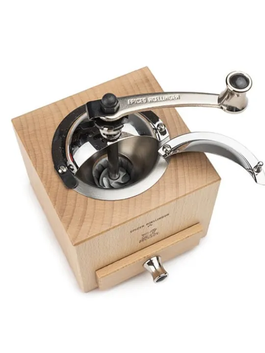 Peugeot Saveurs Le moulin d'olivier roellinger Moulin à poivre manuel en bois avec manivelle, , 13 cm - 5in -> Idées Cadeaux -100€ | Envie De Saveurs