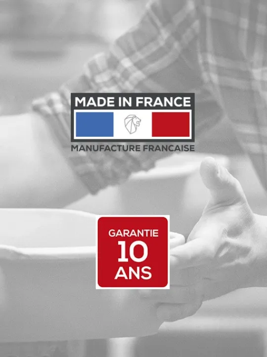 Peugeot Saveurs Linéa Plateau pour deux moulins, céramique, écru -> Idées Cadeaux -50€ | Plateaux