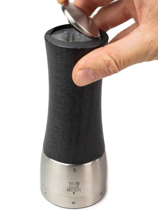 Peugeot Saveurs Madras moulin à sel manuel en bois et inox, u'select, collection , 16 cm - 6,25in -> Idées Cadeaux -100€ | Moulins À Sel Et Salières