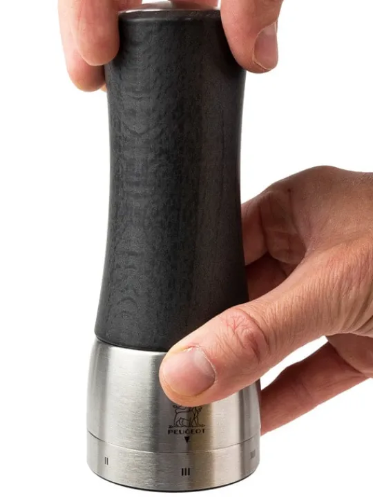 Peugeot Saveurs Madras moulin à sel manuel en bois et inox, u'select, collection , 16 cm - 6,25in -> Idées Cadeaux -100€ | Moulins À Sel Et Salières