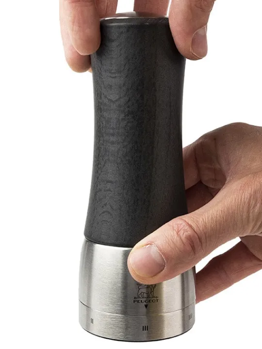 Peugeot Saveurs Madras Moulin à sel manuel en bois et inox, u'select, , 21 cm- 8" -> Moulins À Sel Et Salières