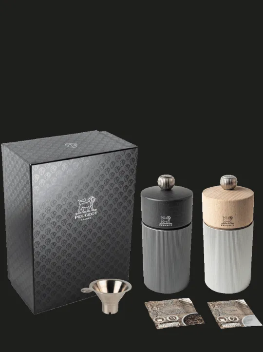 Peugeot Saveurs Pack Line Carbone naturel 12cm -> Coffrets Cadeaux | Envie De Design