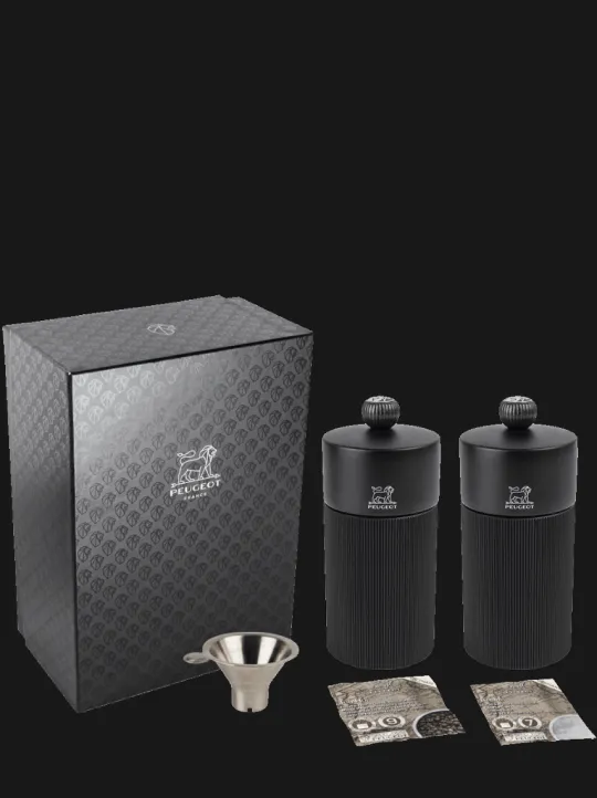 Peugeot Saveurs Pack Line Noir Mat -> Coffrets Cadeaux | Envie De Design