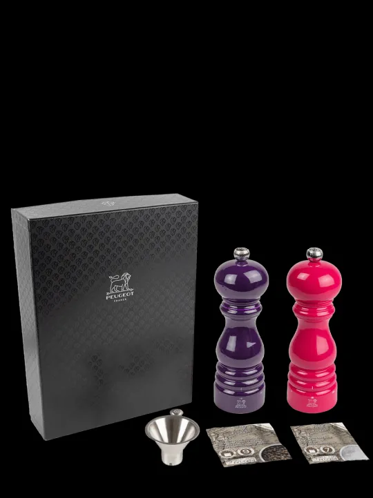 Peugeot Saveurs Pack ParisRama u'Select Aubergine et Rose 18 cm -> Coffrets Cadeaux | Envie De Couleurs