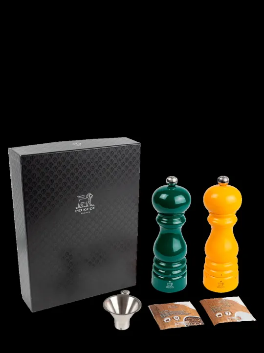 Peugeot Saveurs Pack ParisRama u'Select Vert et Jaune 18 cm -> Coffrets Cadeaux | Envie De Couleurs