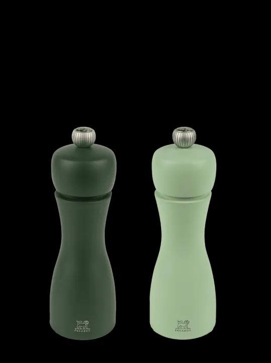 Peugeot Saveurs Pack tahiti eau avec plateau Duo de moulins à poivre et à sel en bois 15 cm et ses épices et son plateau linéa en bambou -> Envie De Couleurs | Duos Et Combi 2 En 1