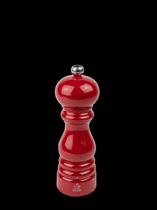 Peugeot Saveurs Paris u'select Moulin à sel manuel u'select en bois laqué, rouge passion, 18 cm - 7in -> Idées Cadeaux -100€ | Envie De Couleurs