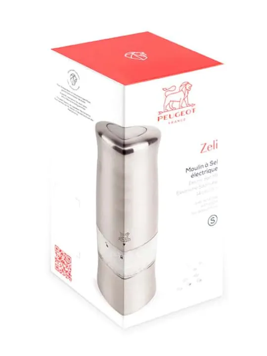 Peugeot Saveurs Zeli Moulin à sel électrique en abs 14 cm -> Moulins À Sel Et Salières